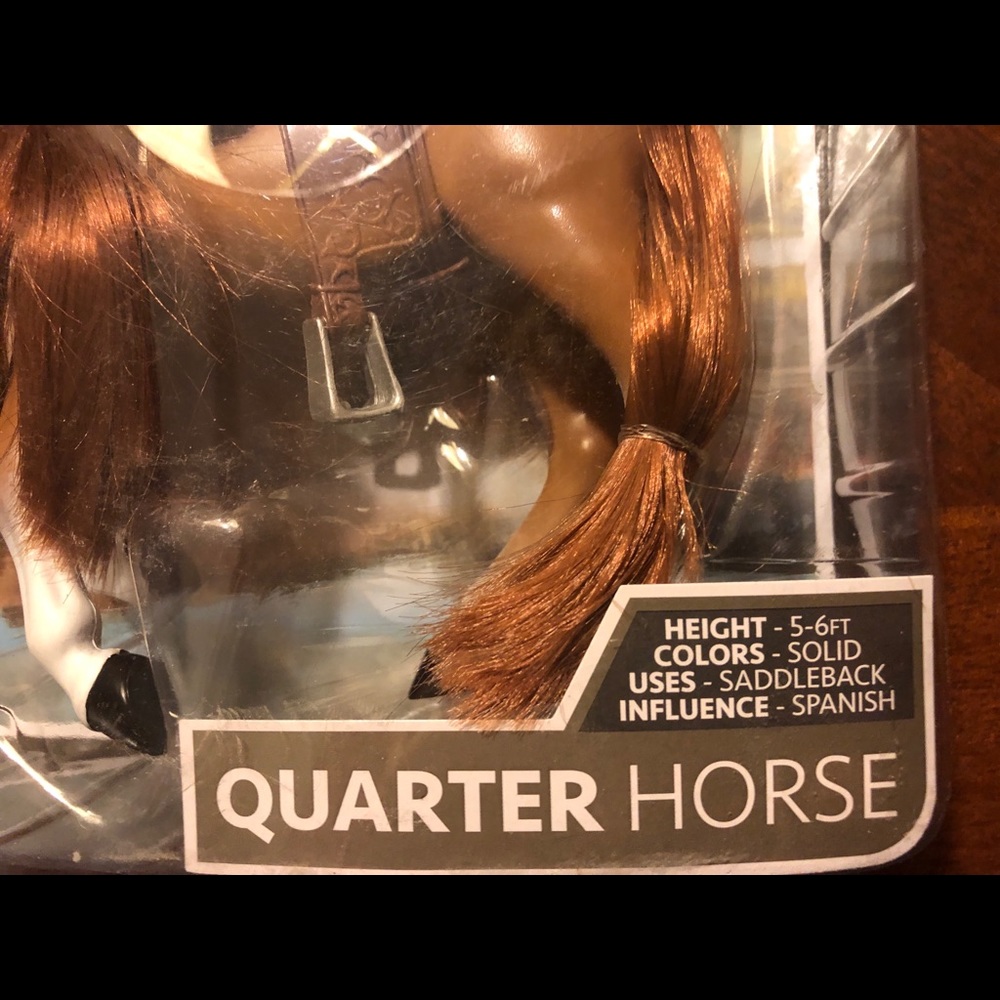 Lanard Toys Royal Breeds Quarter Horse Figure/Toy 8” Bay Horse Collectible New - Picture 5 of 6